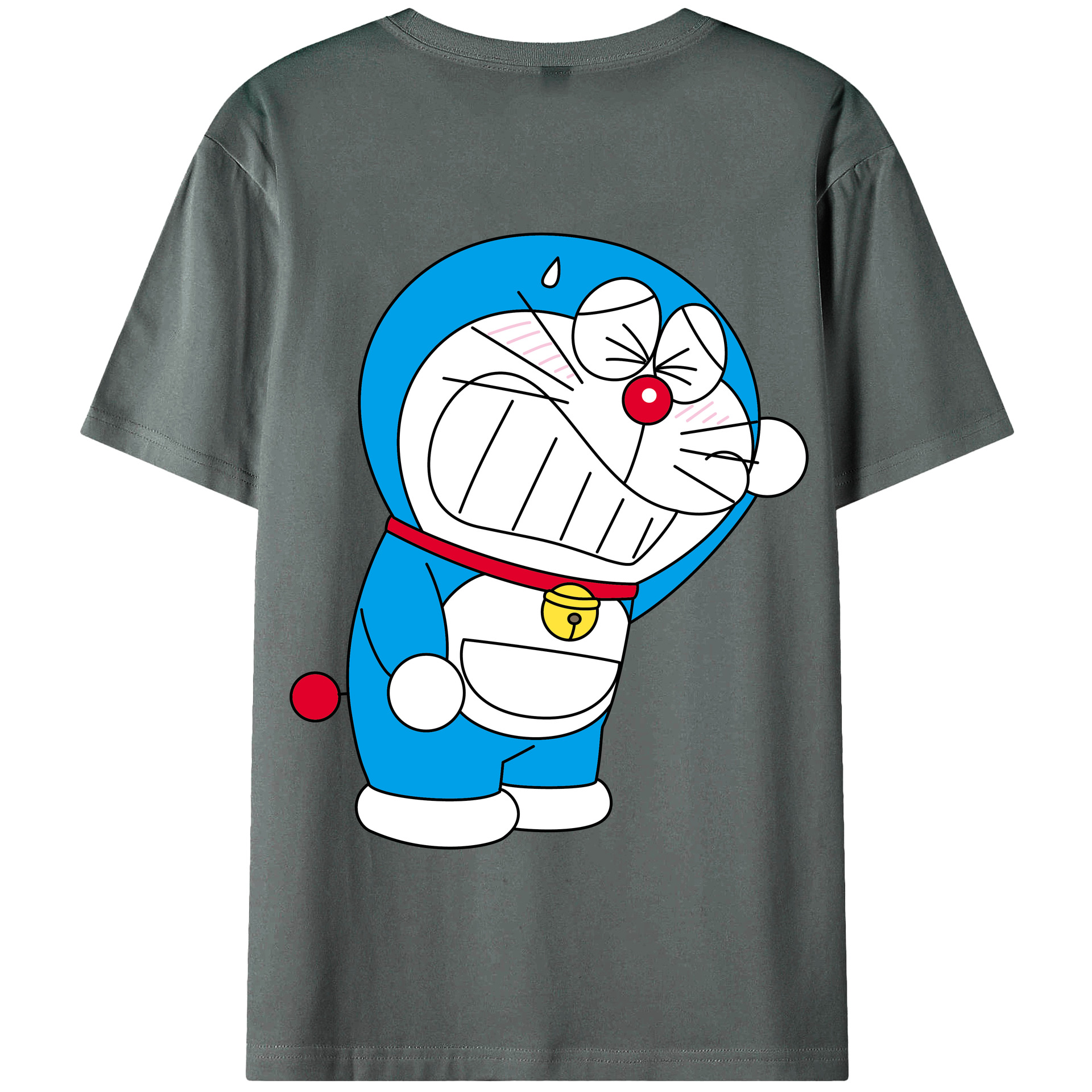 （画像用） ドラえもん Doraemon 綿100％半袖Tシャツ（背面プリント）